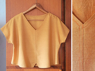 Damen-Shirt aus Bouretteseide Damenbluse aus Bouretteseide