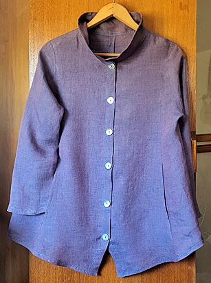  Leichte Damen-Leinenjacke 