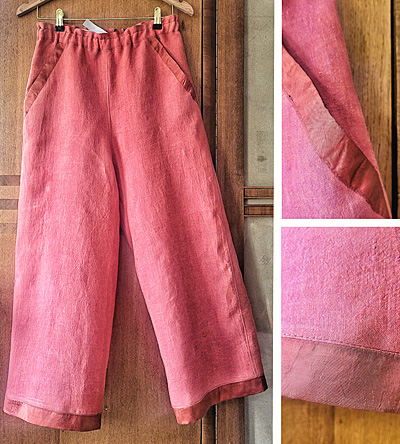  Sommerhose aus Leinen-Crash 