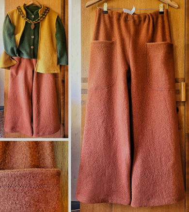 Marlene-Hose aus Walkstoff Marlene-Hose aus Walkstoff