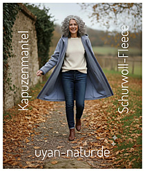  Video Damen Wollfleece-Kapuzenmantel 