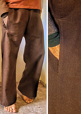  Flanellhose mit Einschubtaschen 