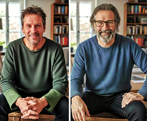  Langarmshirt aus Wolljersey 