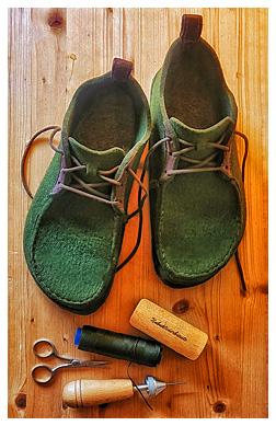 Wollfilz-Schuhe