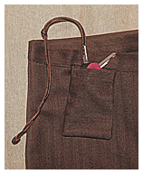 Kammgarn-Fischgrathose aus Schurwolle Kammgarn-Fischgrathose aus Schurwolle