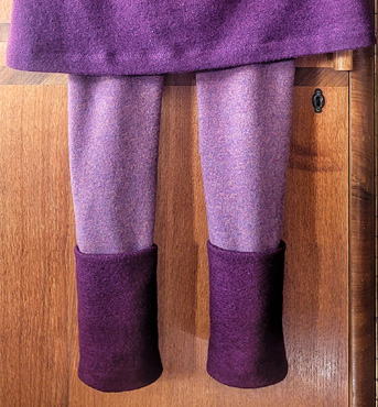 Overknees und Stulpen aus Wolljersey